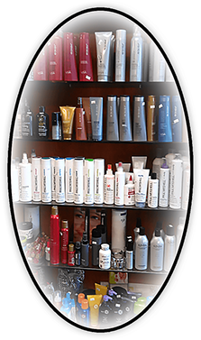 Oval Graphic of Hair Products for sale at Klassy Kuts 2